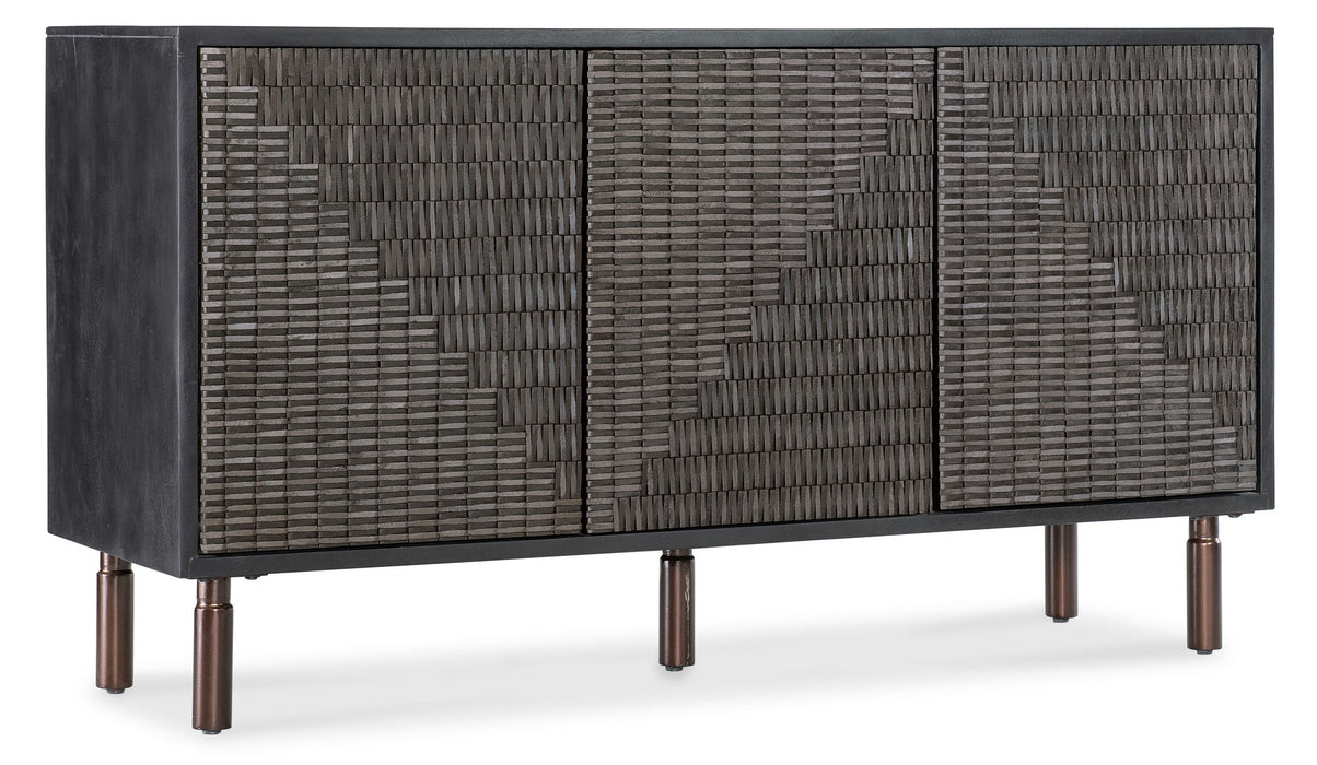 Commerce And Market - Jachar Entertainment Credenza - Dark Brown