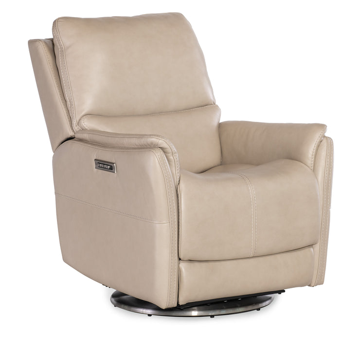 Soiree - Zero Gravity Swivel With Power Headrest and Lumbar - Beige