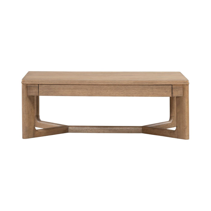 Ballentine - Rectangular Cocktail Table - Brown