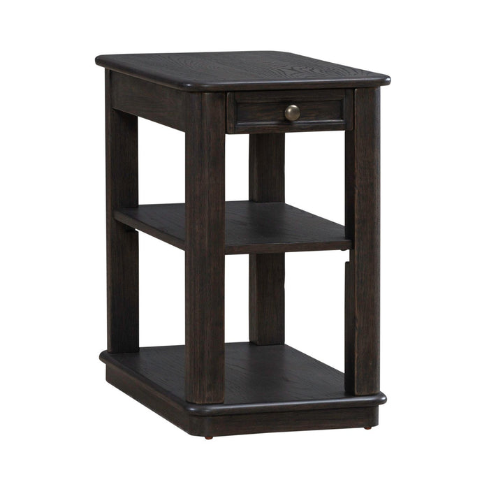 Wallace - Chair Side Table - Brown