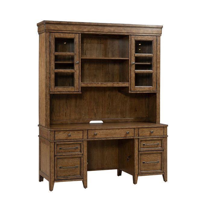 Carolina Park - Credenza & Hutch - Brown