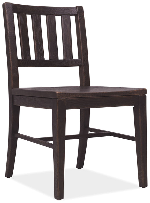 Driftwood - Splatback Side Chair - Black