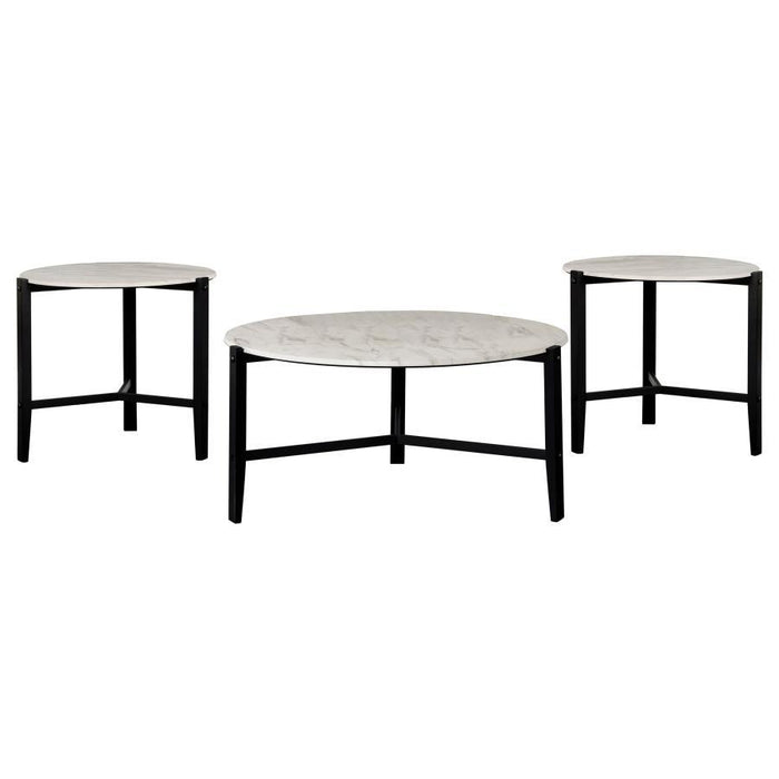 Tandi - Faux Marble Coffee Table Set