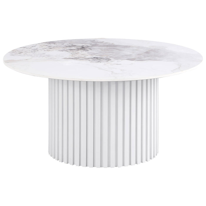 Rowena - Round Sintered Stone Table