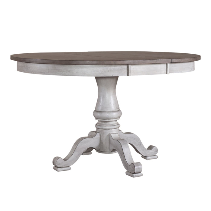 Ocean Isle - Pedestal Table - Antique White