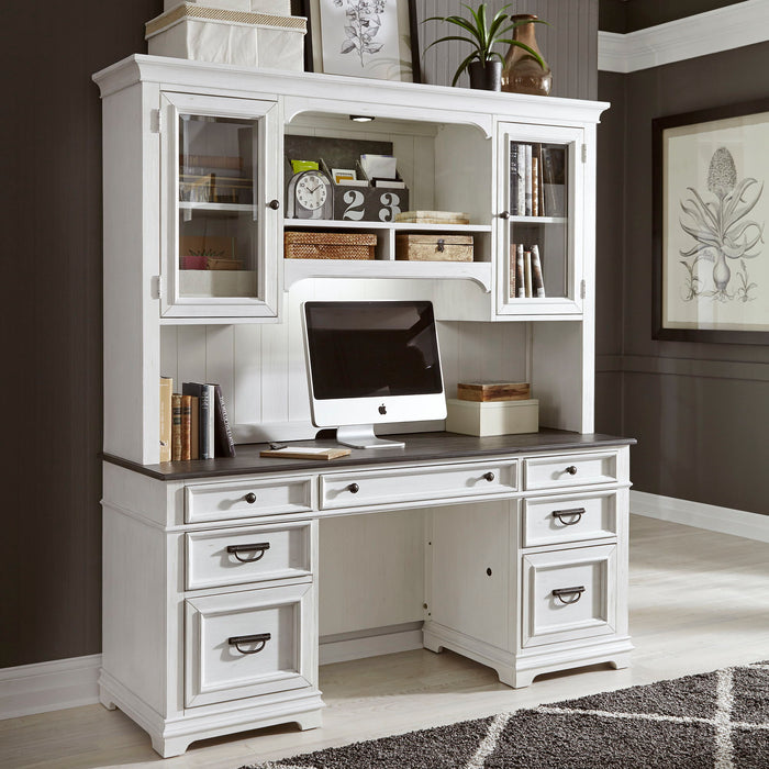 Allyson Park - Credenza & Hutch - White