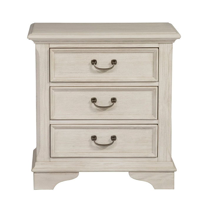 Bayside - 3 Drawer Night Stand - White
