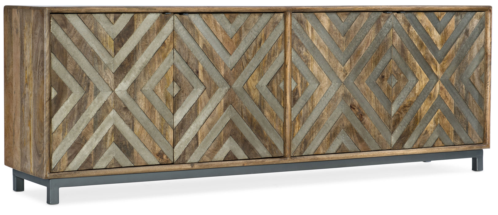 Commerce And Market - 4-Door Entertainment Console