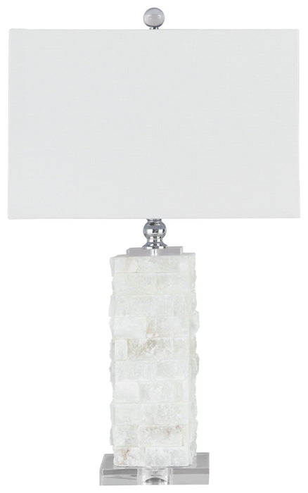 Malise - Alabaster Table Lamp - White