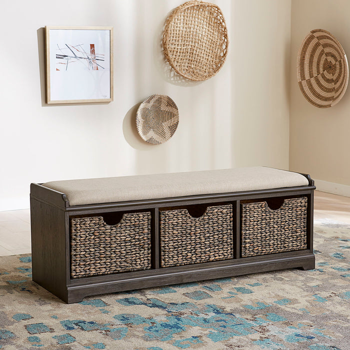 Mill Creek - Wall Bench - Dark Brown