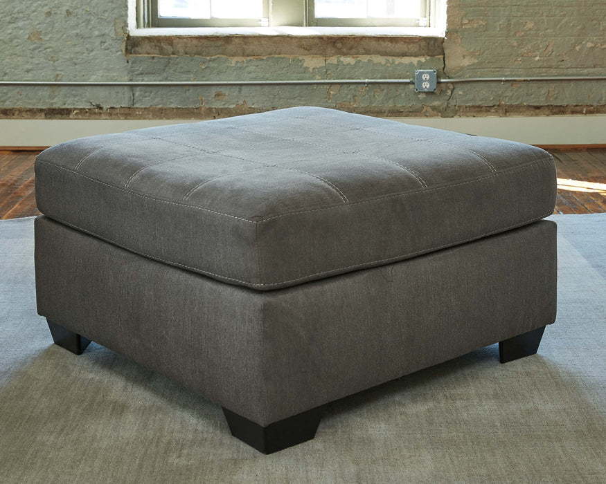Pitkin - Oversized Accent Ottoman - Slate