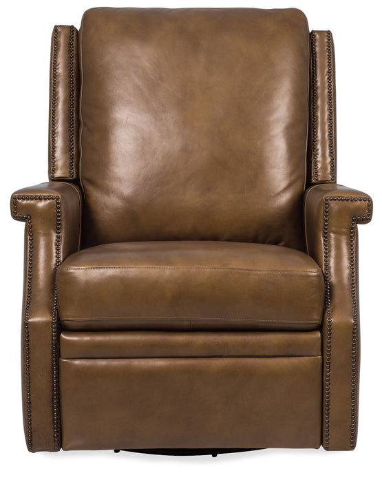 RC - Collier Power Swivel Glider Recliner - Brown