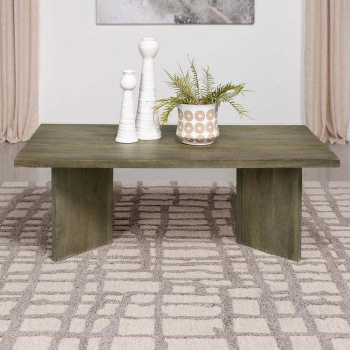 Andando - Rectangular Solid Wood Coffee Table - Mango Brown