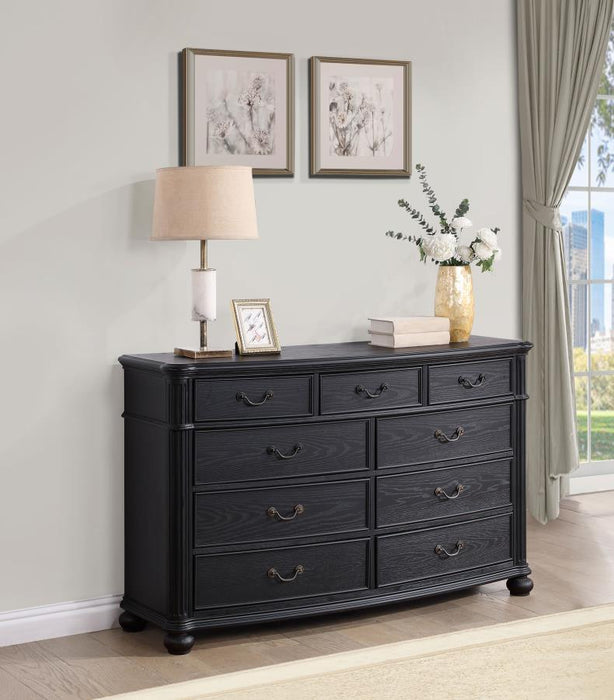 Celina - 9-Drawer Dresser - Black