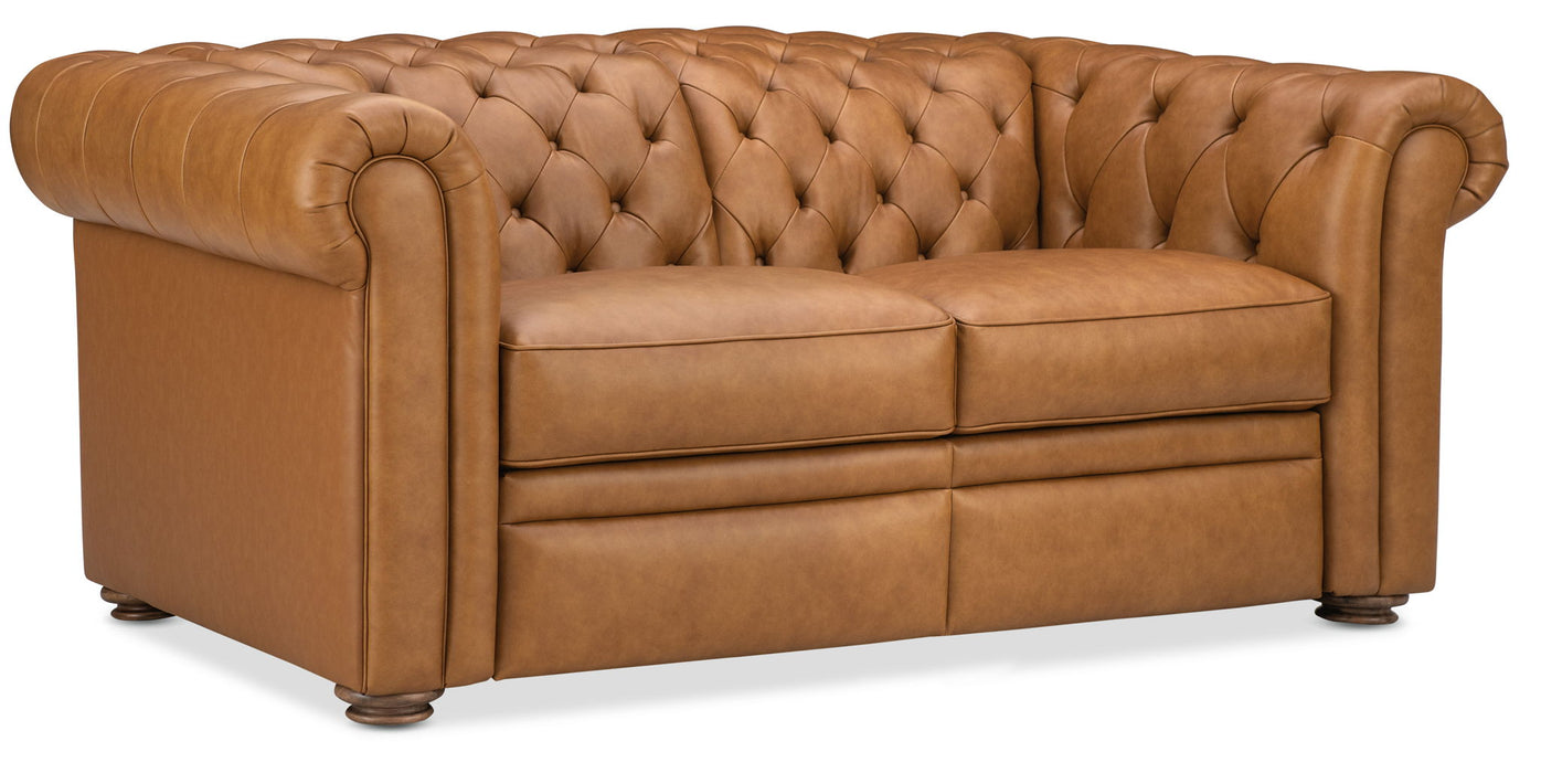 MS - Glover Power Reclining Loveseat With Power Headrest - Brown