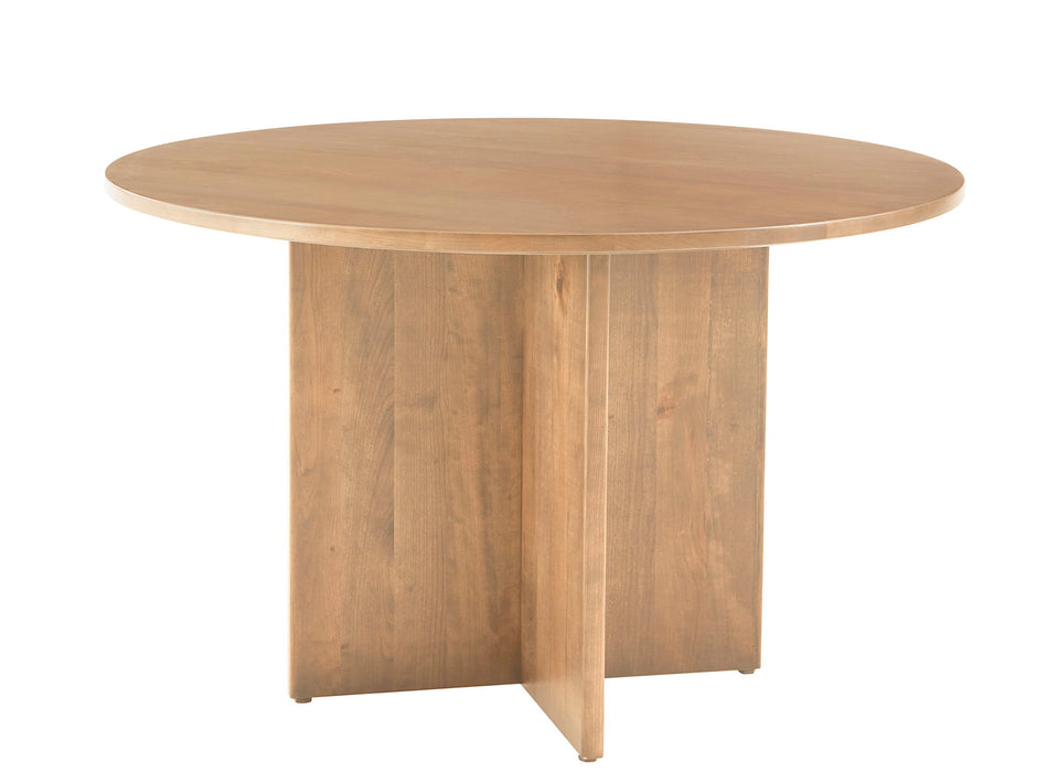 Crafted Cherry - Dining Table With Wood Pedestal