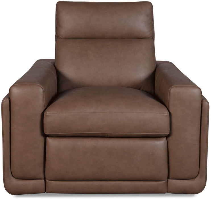 MS - Simone ZG Power Recliner With Power Headrest and BT speaker - Brown