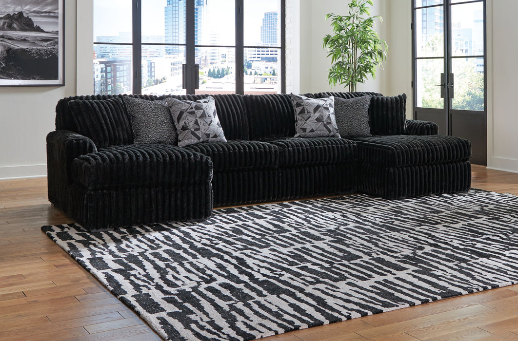 Midnight-Madness - 3 Piece Sectional