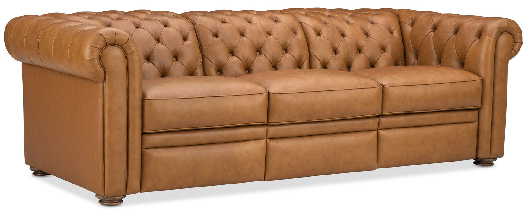 MS - Glover Power Reclining Sofa With Power Headrest - Brown