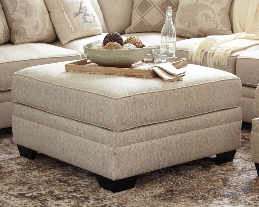 Luxora - Ottoman With Storage - Bisque