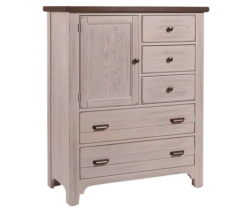 Bungalow - Armoire - Dover Gray Two Tone