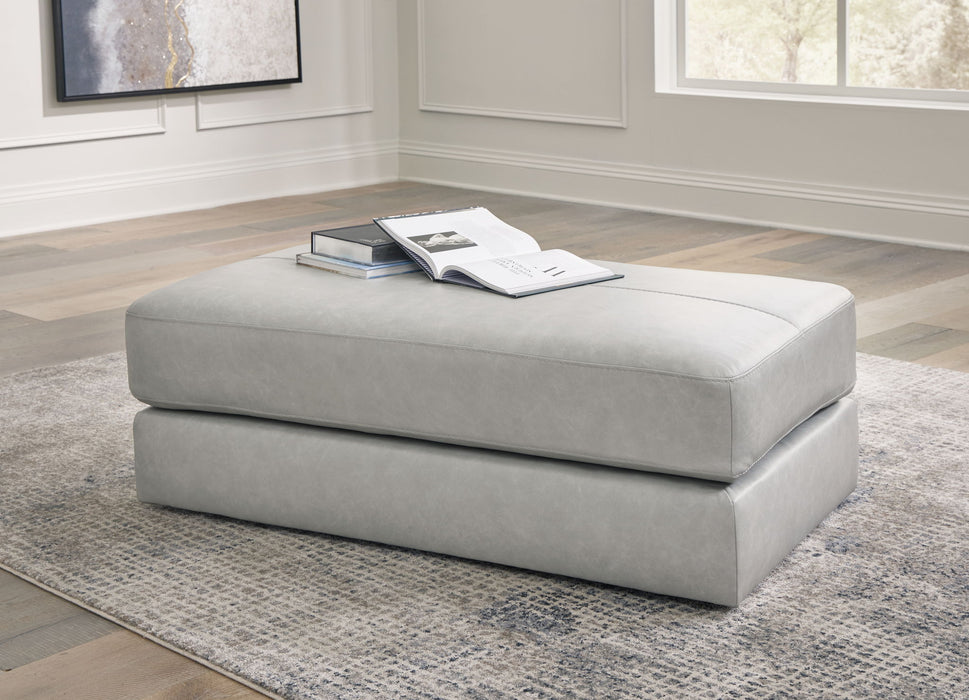 Amiata - Oversized Accent Ottoman - Glacier