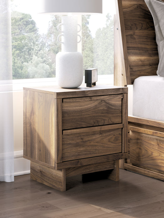 Chirason - Brown - Two Drawer Night Stand