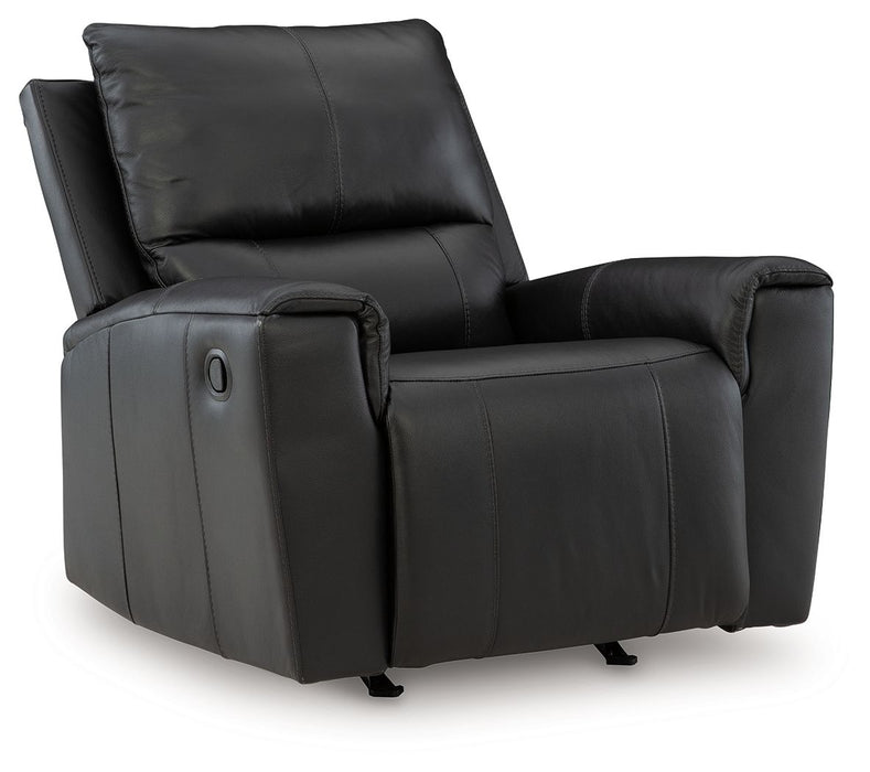 Glossmore - Black - Rocker Recliner