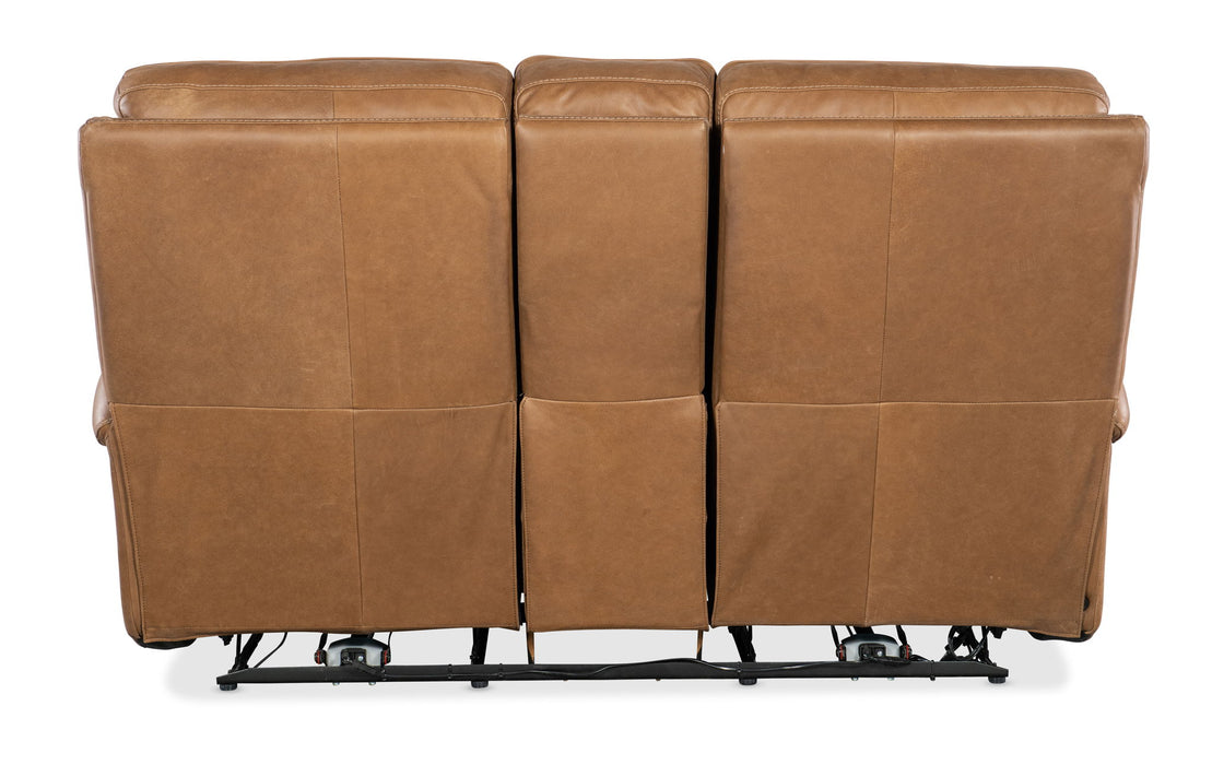 SS - Somers Power Console Loveseat With Power Headrest