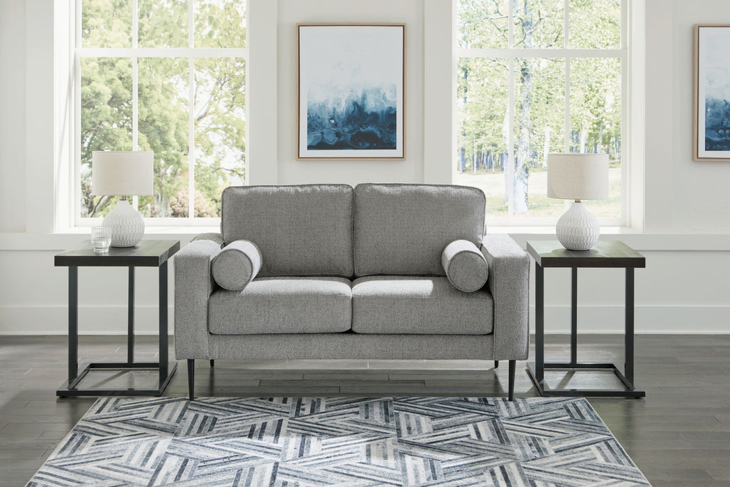 Hazela - Loveseat - Charcoal