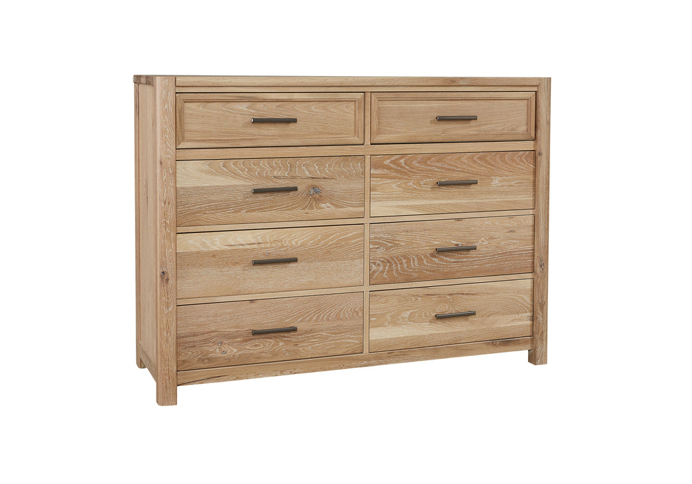 Crafted Oak - Dresser 8 Drawers