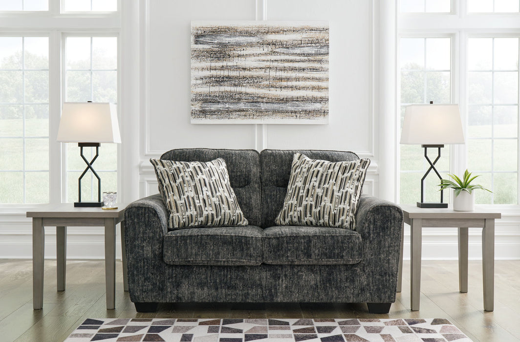 Lonoke - Loveseat - Gunmetal