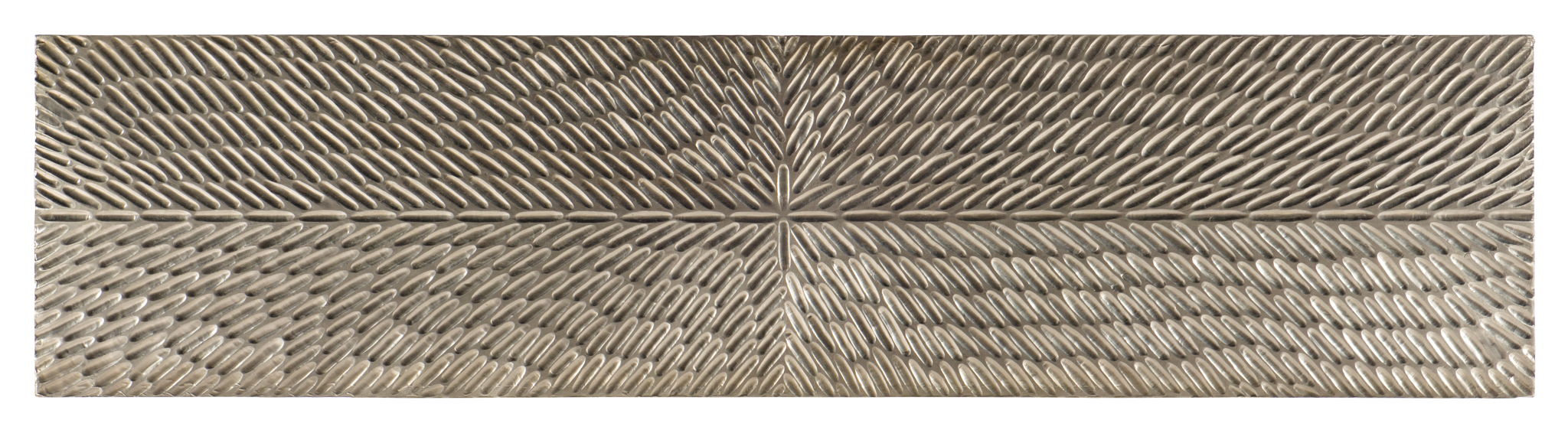 Melange - Tivoli Console Table - Pearl Silver