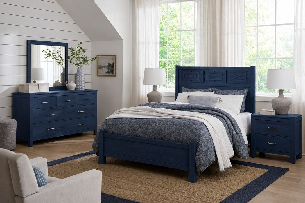 Tide & Timber - Fretwork Panel Bed