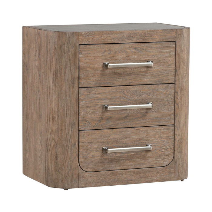 South Bend - Nightstand With Charging Station - Brown