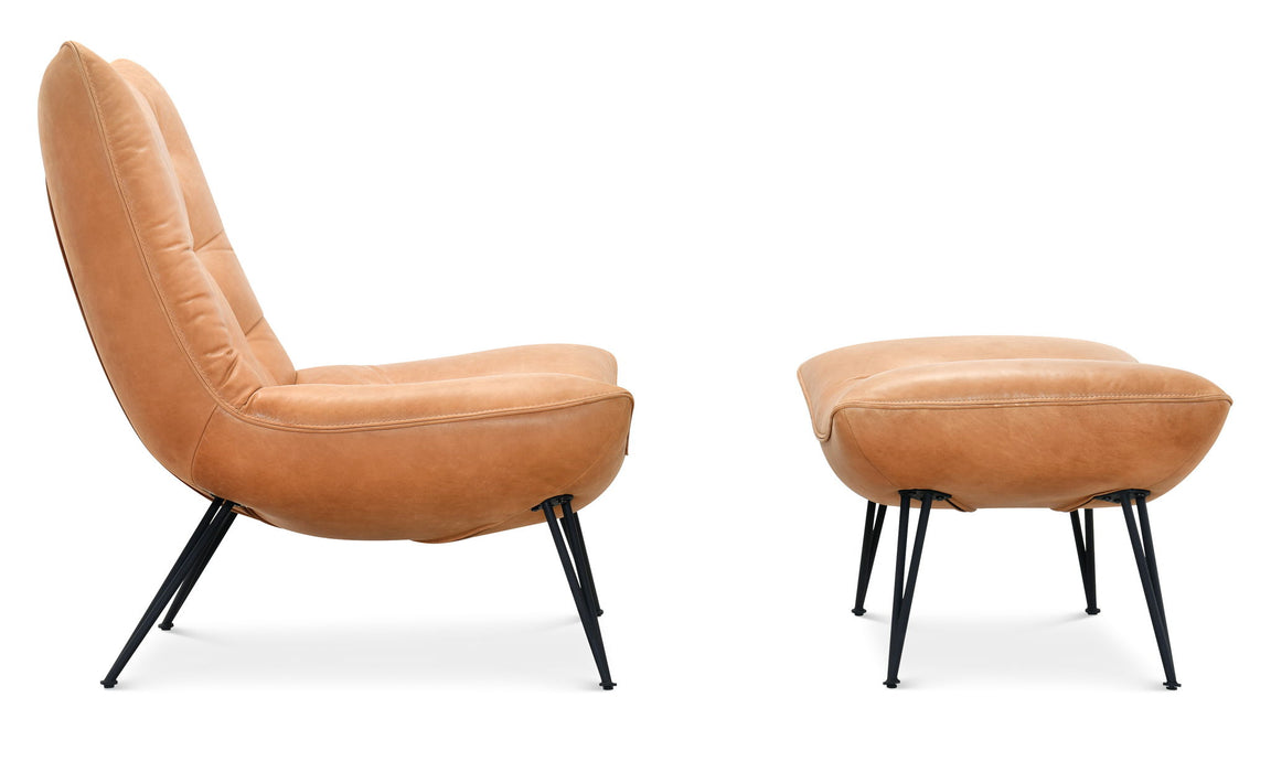 Kayne - Ottoman - Light Brown