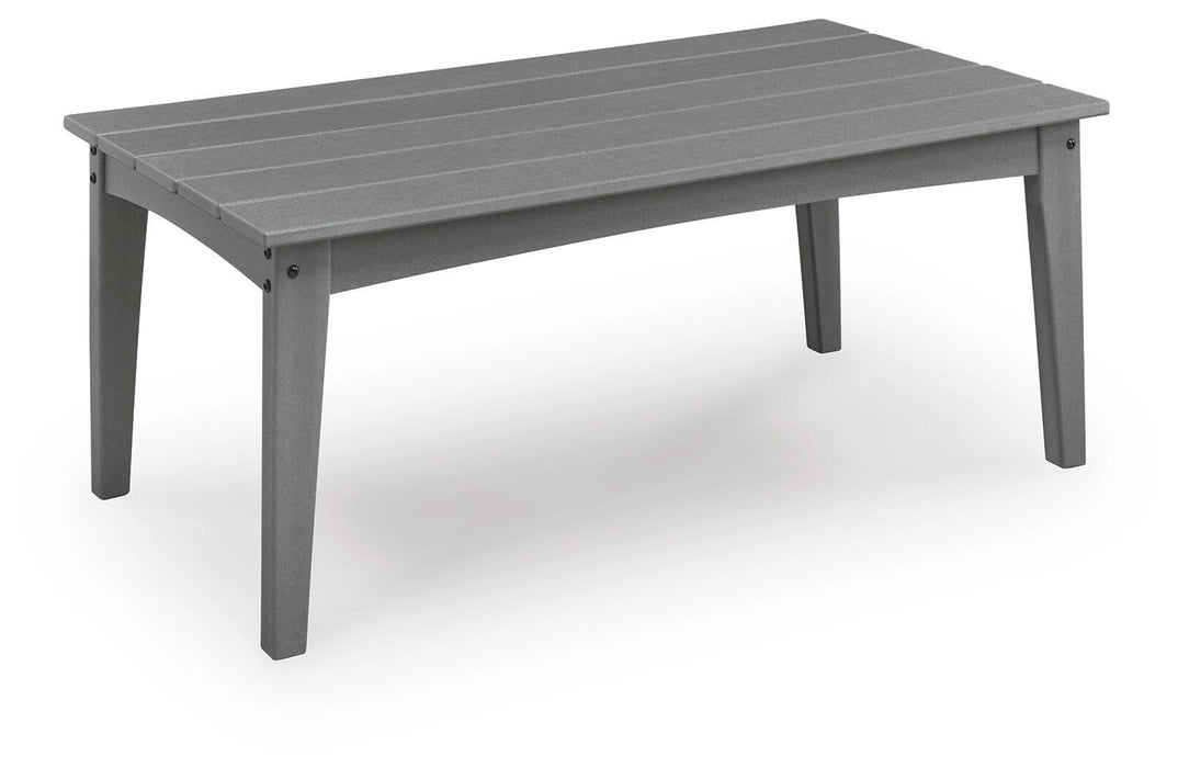 Cove Beach - Rectangular Cocktail Table - Gray