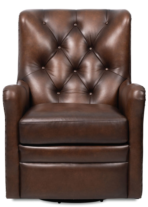 CC - Senda Swivel Chair - Dark Brown