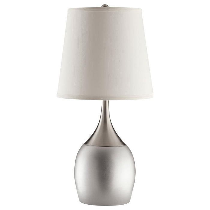 Tenya - Empire Shade Urn Table Lamp (Set of 2) - Silver