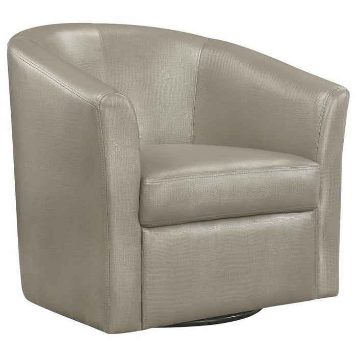 Turner - Upholstery Sloped Arm Accent Swivel Chair