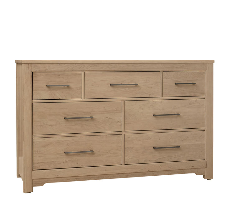 Crafted Cherry - 7 Drawers Dresser