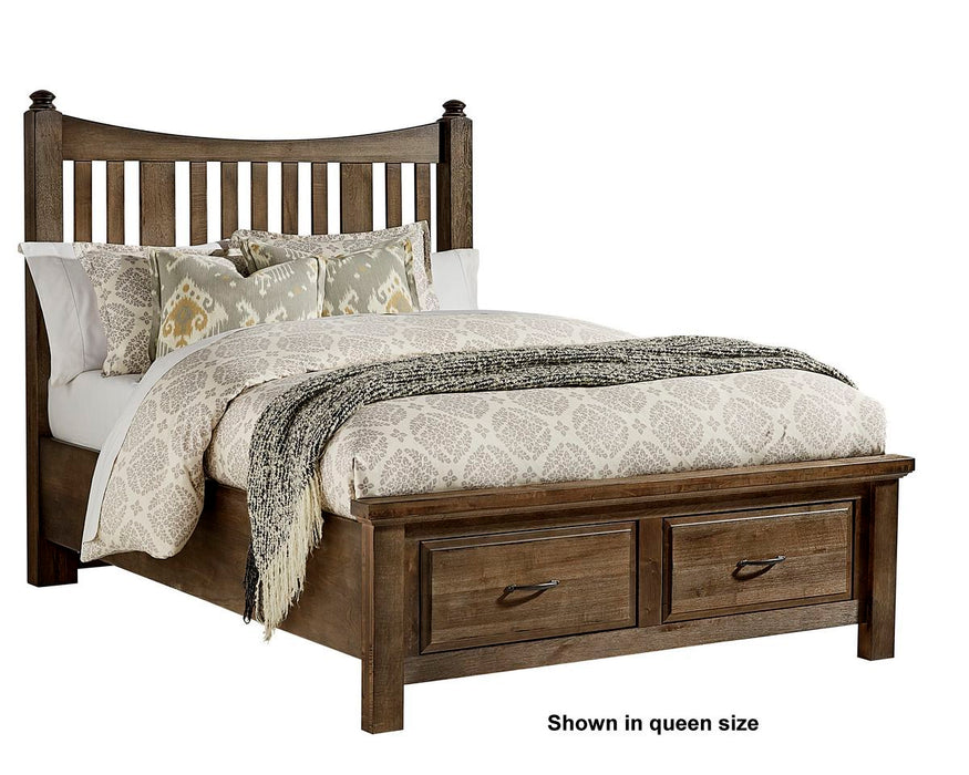 Maple Road - Slat Poster Storage Bed