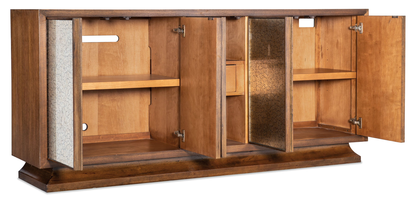 Melange - Lloyds Leopard Entertainment Credenza - Dark Brown