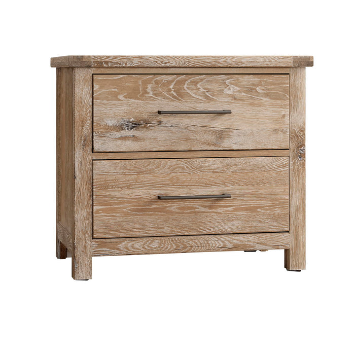 Dovetail - 2-Drawer Nightstand - Sun Bleached White