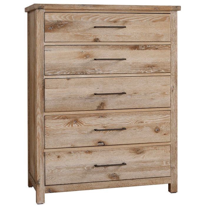 Dovetail - 5-Drawer Chest - Sun Bleached White