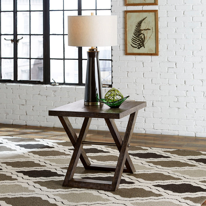 Crossroads - End Table - Light Brown