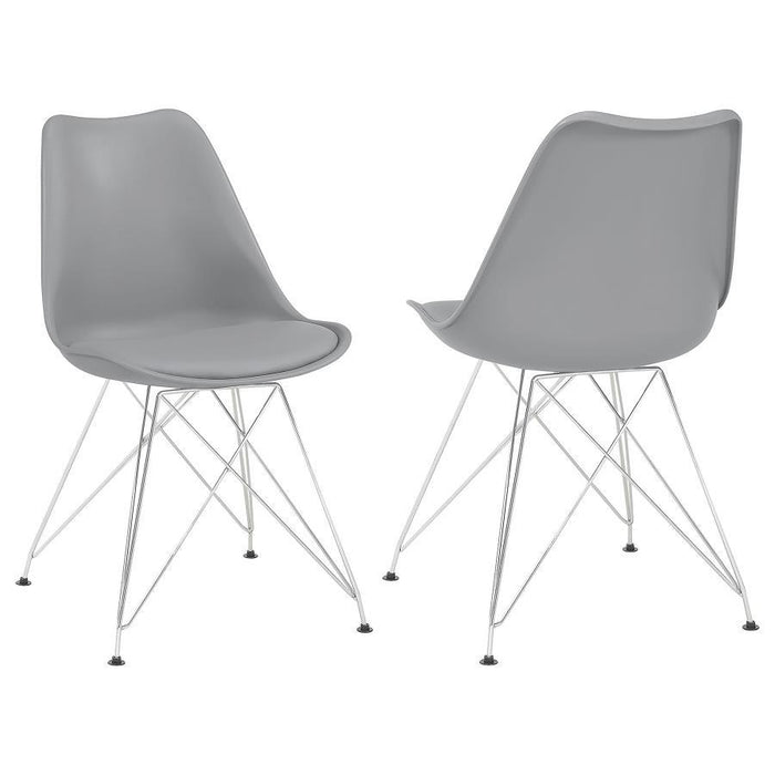 Juniper - Upholstered Side Chairs (Set of 2) - Gray