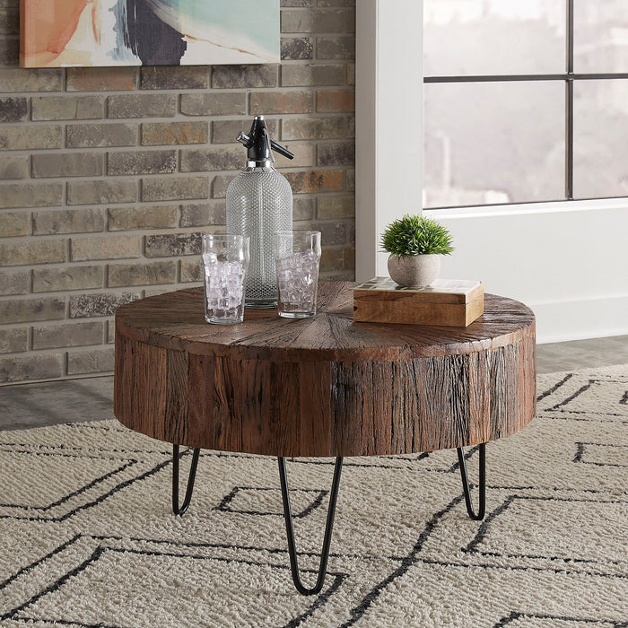 Canyon - Accent Cocktail Table - Dark Brown