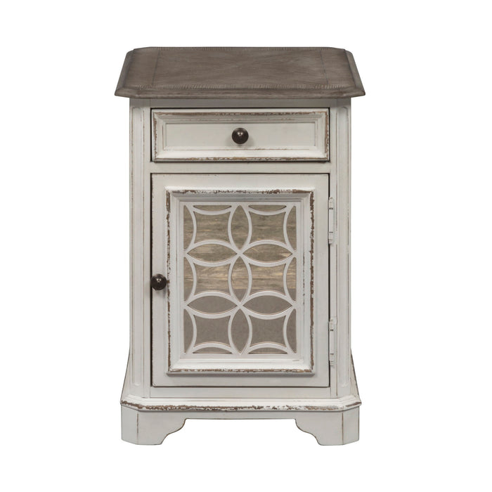 Magnolia Manor - Chair Side Table - White