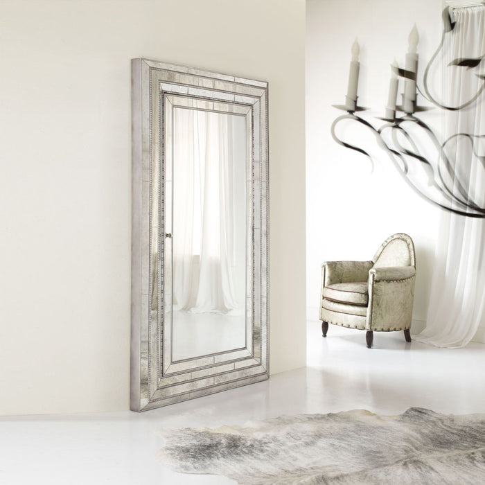 Melange - Glamour Floor Mirror With Jewelry Armoire Storage